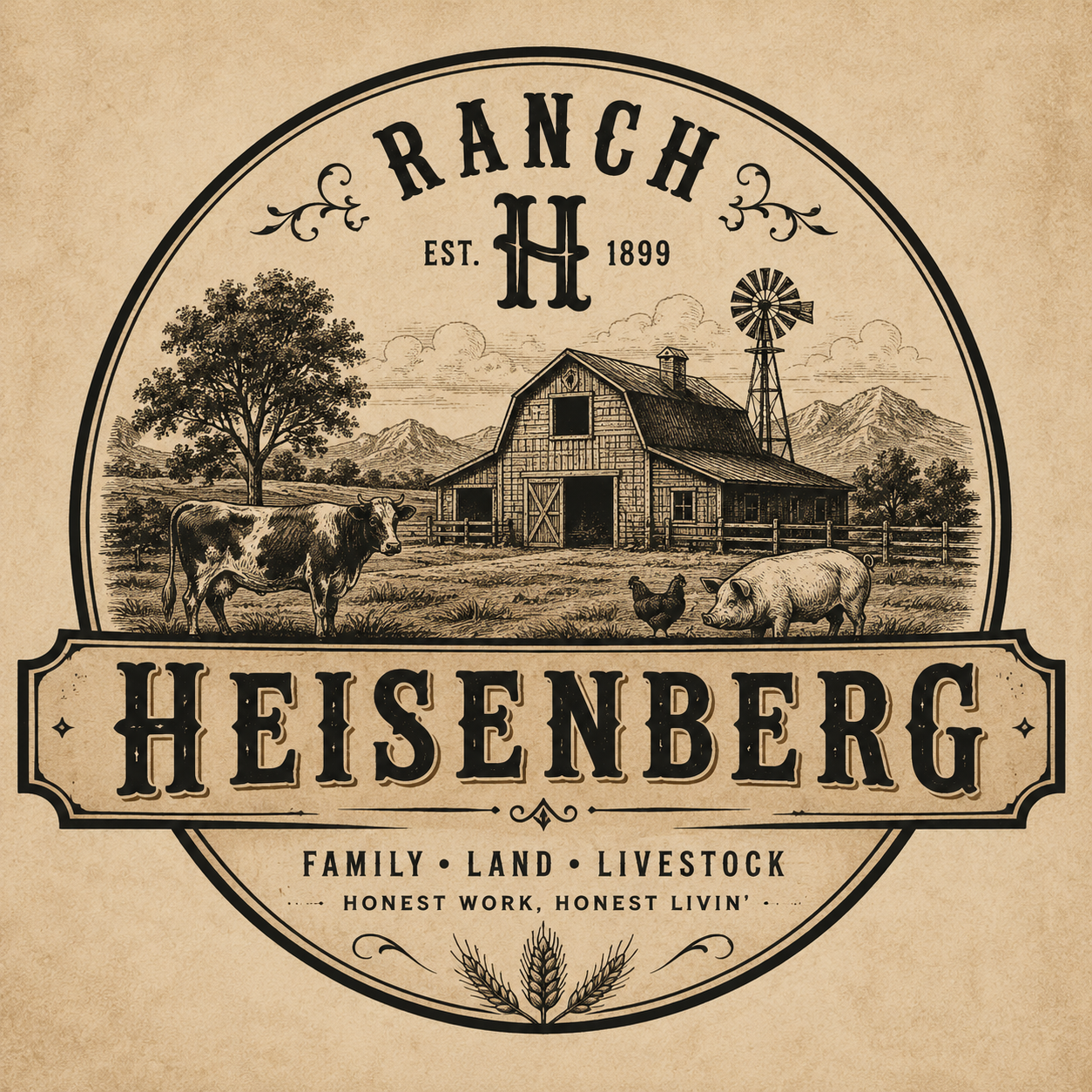 Wappen der Heisenberg Ranch